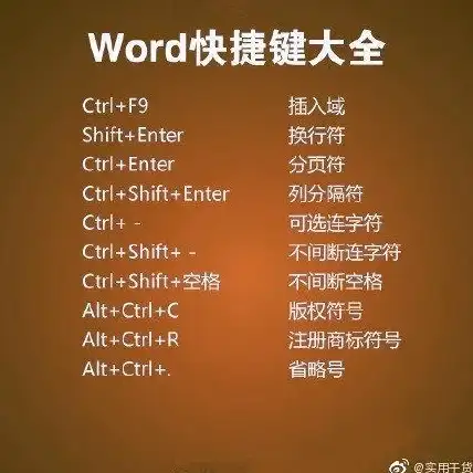 办公利器🚀快捷键大全：常用功能轻松上手，提升办公效率