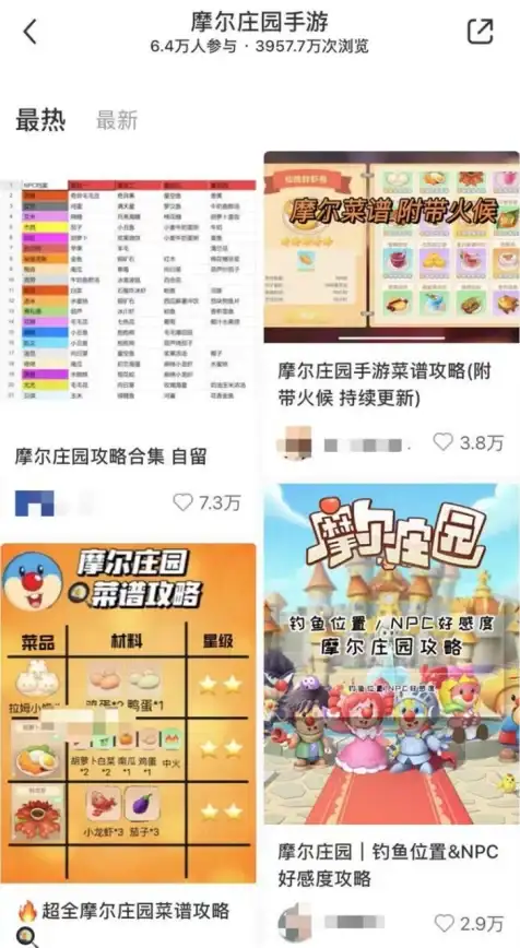 游戏攻略🌟菜谱秘籍🌟升级技巧 摩尔庄园手游菜谱星级提升全解析